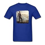 SAJOPH Men's Kirk Franklin Hello Fear T-shirt Size S Royal Blue