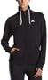 adidas Women's 3-Stripes Fleece Full-Zip Jacket, Black/White, Small