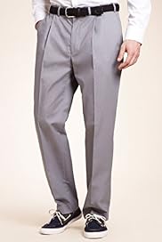SupercreaseÃ‚Â® Summer Weight Pure Cotton Single Pleat Trousers