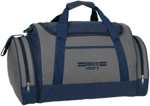 EyeCatchBags - Travel Holdall Sports Bag, Gym Bag, Weekend Bag Navy Grey