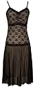 Flapper Floral Lace Babydoll Slip Dress Prom JR Plus Size