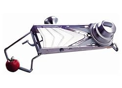 De Buyer 2010.21 Pro V Mandoline V Professionnelle with 5 Blades and Stainless Steel Pusher