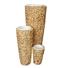 3x �bertopf Blumentopf Blumenk�bel Wasserhyazinthe