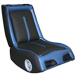 Rockit Video Game Chair - Black/ Blue