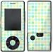 Dots Mint Design Protective Skin Decal Faceplate for LG Chocolate VX8500 Cell Phone