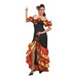 Rumba Woman Spanish Lady Fancy Dress Costume One Size'