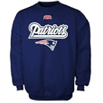 New England Patriots Critical Victory III Navy Crew Neck Sweatshirt