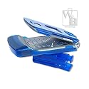 Lux Motorola Razr V3 / V3C Cell Phone Case w/ Clip - Blue