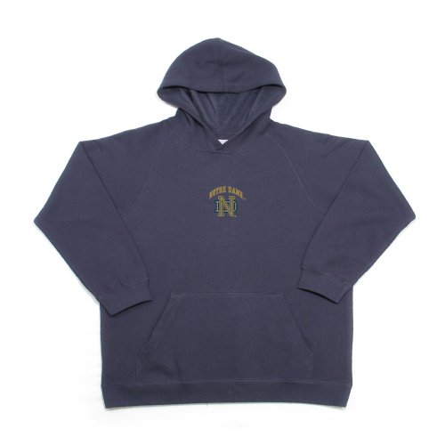 Antigua Notre Dame JV Fleece Youth Hoody (Small, Navy)