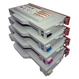 Compatible Ricoh CL1000N, SP C210SF Toner Cartridges Combo - 4pk (BCMY)