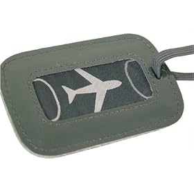 Lug AIRPLANE-ALPHA Luggage Tag Available in many colors ~ don't lose your luggage anymore!