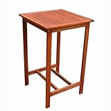IMAGE OF VIFAH V495T Dartmoor Outdoor Wood Bar Table
