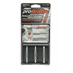 Alden 8430P GRABIT Broken Bolt and Damaged Screw Remover - 3 Piece