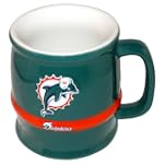 NFL Football Team Sculpted Tankard Style Coffee Mug - Miami Dolphins $14.95
