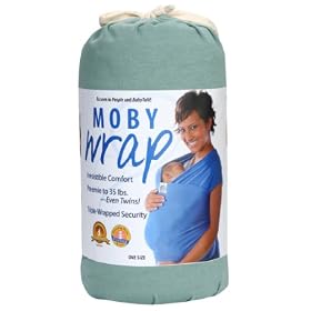 Moby Wrap Baby Carrier moss