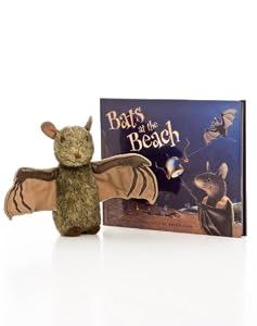 Bats At The Beach Hardcover Book With Plush Bat Character