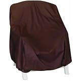 High Back Chair Cover Fabric: Chocolate Brown - B002ZKBK8O
