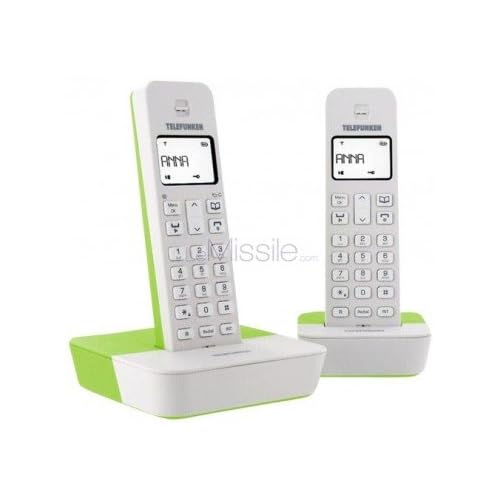 T�l�phone GSM TELEFUNKENTB302BLANC VERTDUO
