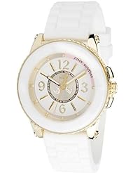 Juicy Couture Womens 1900787 Pedigree White Ceramic Bezel Watch