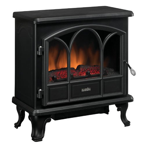 Duraflame 25 Inch Remote Black Electric Stove Heater