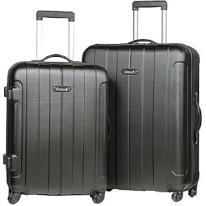 Buy Coleman Luggage High-Tech Lightweight 2-Piece Luggage Upright Set by Coleman Luggage
