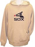 Chicago White Sox Ash Felt Applique Full Zip Hoody Sweatshirt