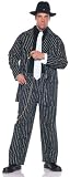 Zoot Suit Pin Stripe Gangster Adult Costume