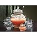 AMBIANCE GLASS PUNCH SET - AMBIANCE COLLECTION 11 PIECE OPTIC GLASS PUNCH SET