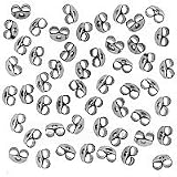 Jewelry : Surgical Steel Earring Backs (Earnuts) Med. (100)