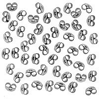 Surgical Steel Earring Backs (Earnuts) Med. (100)