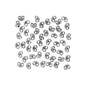 Surgical Steel Earring Backs (Earnuts) (100)