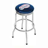 Los Angeles Clippers Single Foot Ring Barstool with Swivel