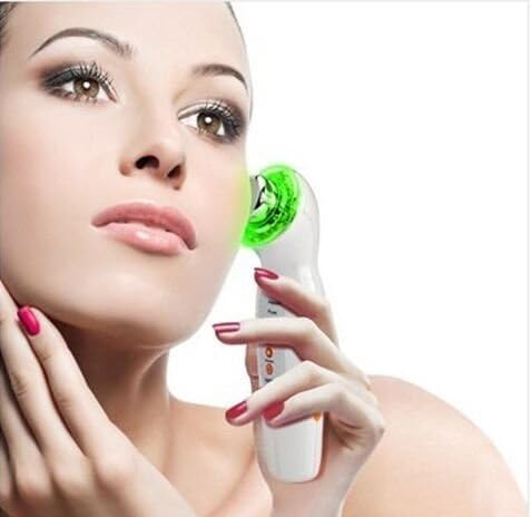 Photon Facial Rejuvenation 3 Light Therapy 3Mhz face body Lifting Massager Firm