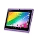 iRULU eXpro X1 7 Inch Google Android Tablet PC, 1024*600 Resolution, 8GB Nand Flash, Wi-Fi, Games, Dual Cameras (Purple)