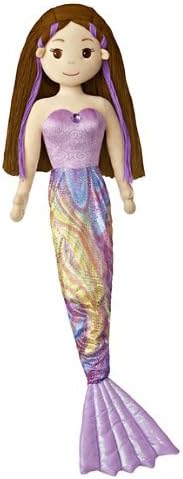 Merrisa ~38" Plush: Sea Sparkles Mermaid Plush Doll Series - Standard Size Delivery Packaging [XL]