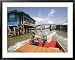 Floating Village Water Taxi, Kampong Ayer Water Village, Bandar Seri Begawan, Brunei Styles Framed Art Poster Print by Holger Leue, 39x31