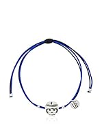 Laf Playmobil Pulsera Cabeza Hilo Chica Negro / Azul