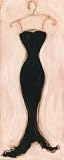 Black Evening Gown by Susan Osborne,8 in. x 20 in.