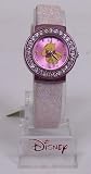 Disney Winnie the Pooh Pink Encrusted Diamante Watch with pink sparkle strap