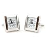 Contemporary Working Watch Cufflinks