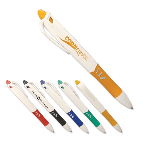 Bio-Degradable Corn Plastic Husker Pen - 250 Pcs. Custom Imprinted