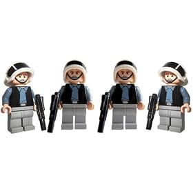 Rebel Trooper Army (4) - LEGO Star Wars Figures