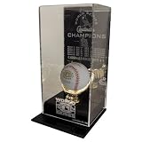 Autographed David Eckstein 2006 World Series Baseball with 2006 World Series Logo Engraved Case