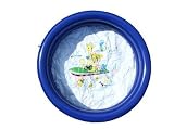 PK Green Blue 23 Inch Childrens Baby Paddling Pool, Inflatable, Two Ring, Swimming, Splashing Pool