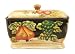Kitchen & Housewares : BREAD BOX, TOAST JAR, TUSCANY BLACK WINTER GRAPE