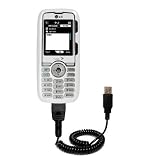 Coiled Power Hot Sync and Charge USB Data Cable w/ Tip Exchange for the LG Rumor - Gomadic Brand