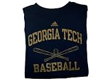 Georgia Tech Yellow Jackets Adidas Baseball T-Shirt