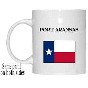 US State Flag - PORT ARANSAS, Texas (TX) Mug