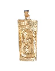 CleverEves 14k Gold Pendant Religious Medal 12.9 - Gram(s)