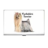 Yorkshire Terrier Yorkie Business Card Holder Case